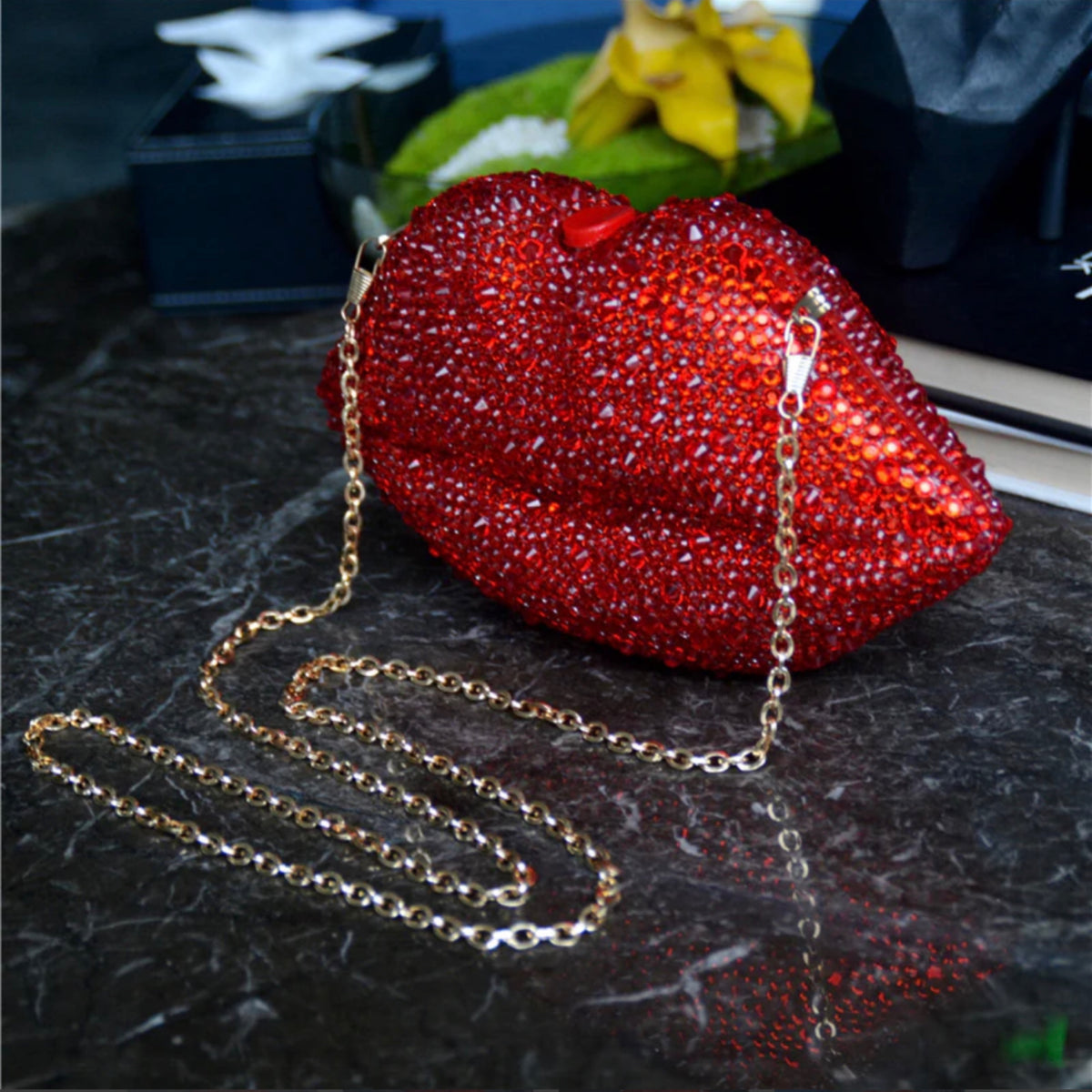 Red Hot Lips Handbag