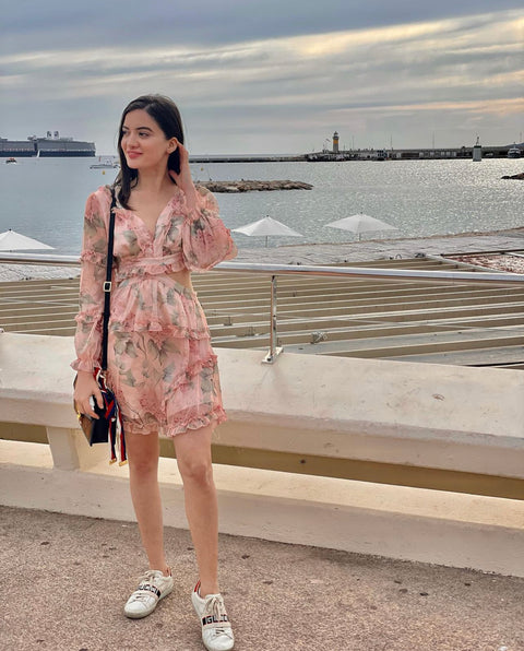 Floral Chiffon Summer Dress