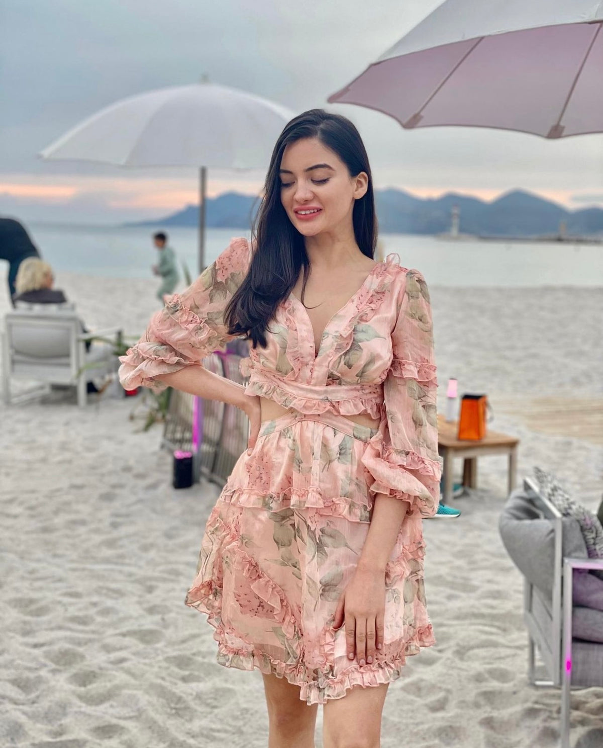 Floral Chiffon Summer Dress