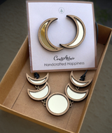 Moon Phase Necklace Set