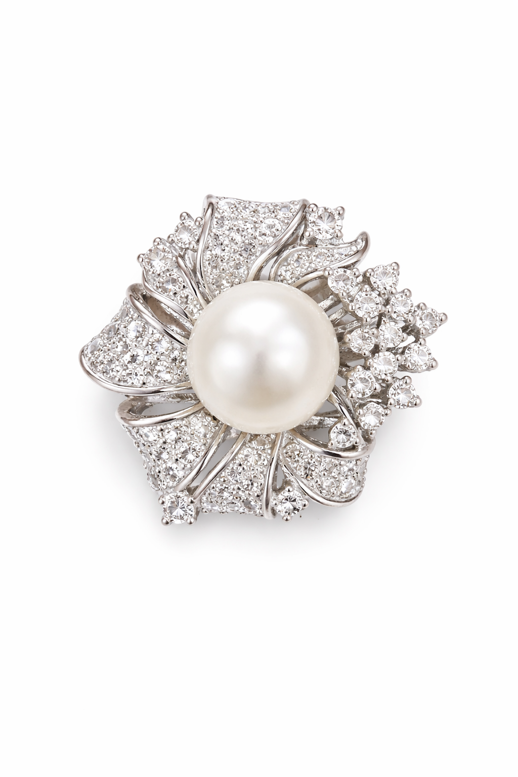 Pearl Radiance Crystal Pendant