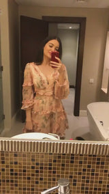 Floral Chiffon Summer Dress