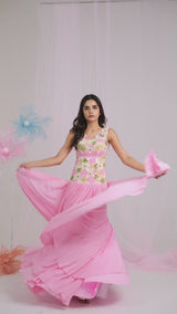 Floral Elegance Gown