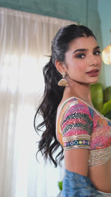 The Sky Is Pink Lehenga Set