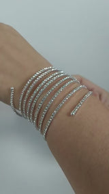 Spiral Bling Bracelet