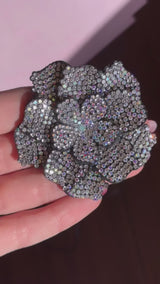 Lux Bling Flower Choker