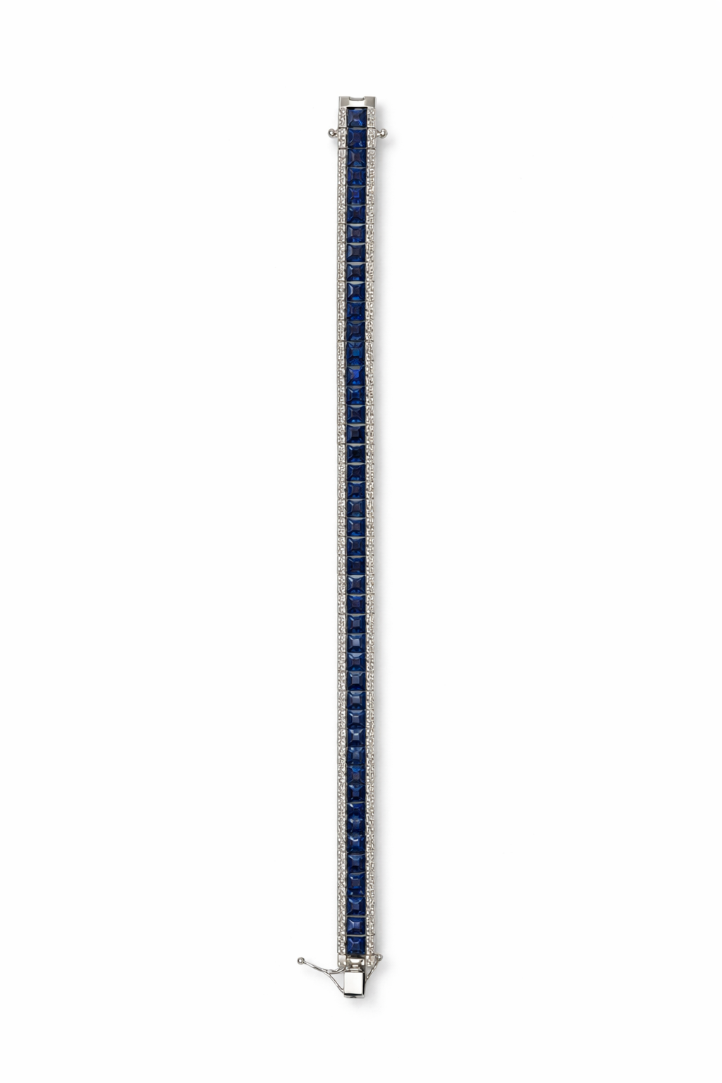 Sapphire Line Crystal Bracelet