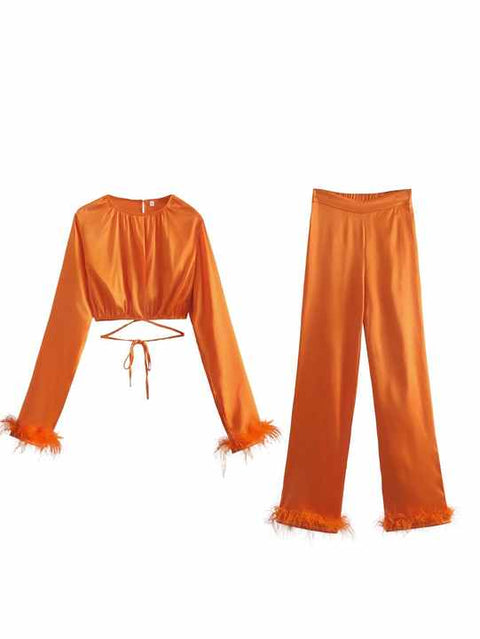 F-Orange Summer Suit