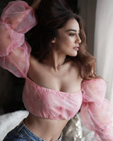 Curly Ruffle Top