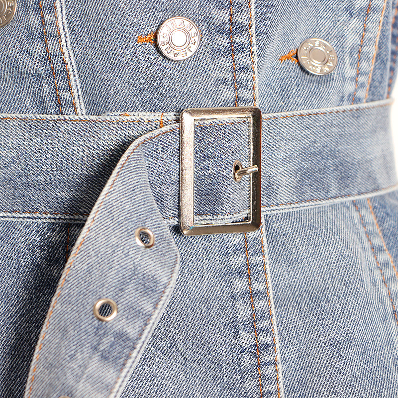 Denim Tube Top