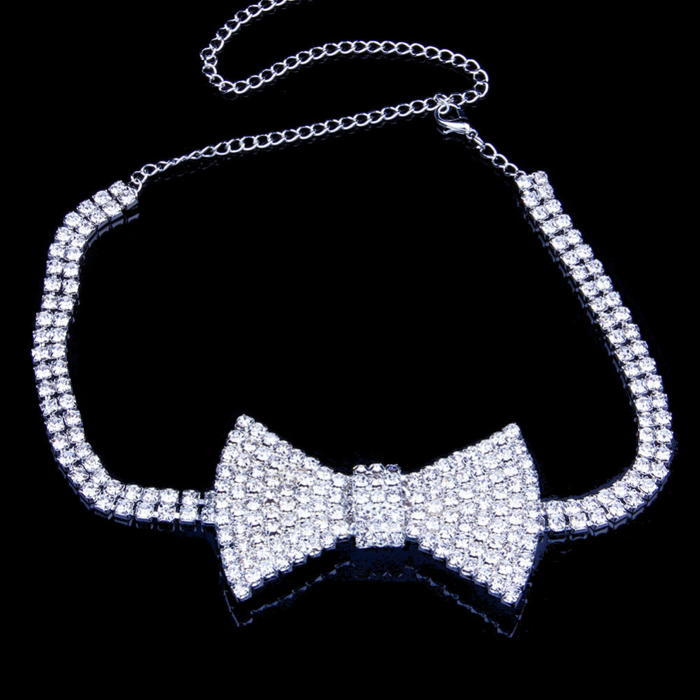 Bling Bow Choker