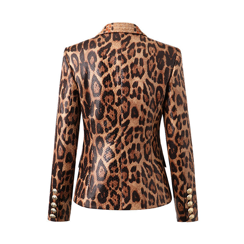 Leopard Blazer