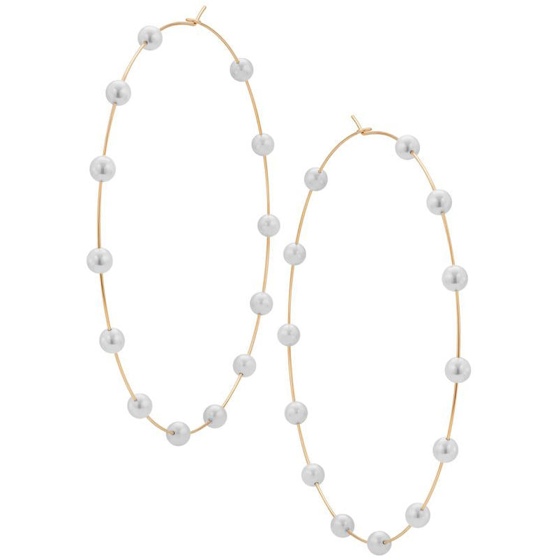 Pearl Hoops