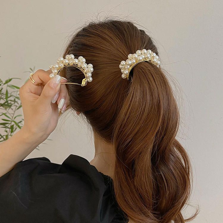 Pearl Crab Hairpin