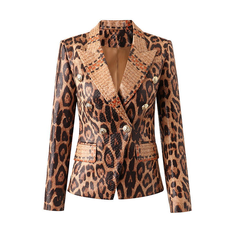 Leopard Blazer