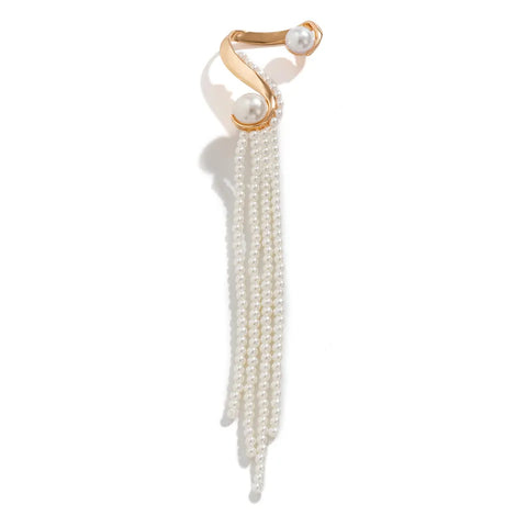 Pearl Tassel Earrings