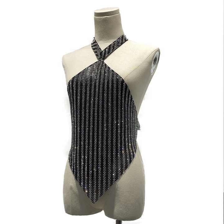 Bling & Shimmer Diamond Top