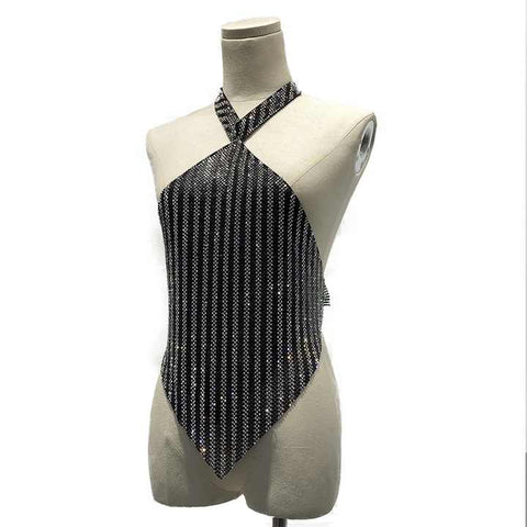 Bling & Shimmer Diamond Top