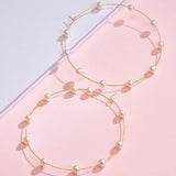 Pearl Hoops