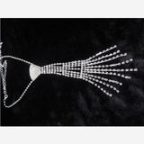 Rhinestone Tie Choker