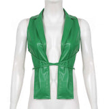 Dangerous Backless Jacket Top