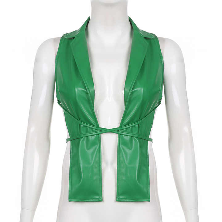 Dangerous Backless Jacket Top