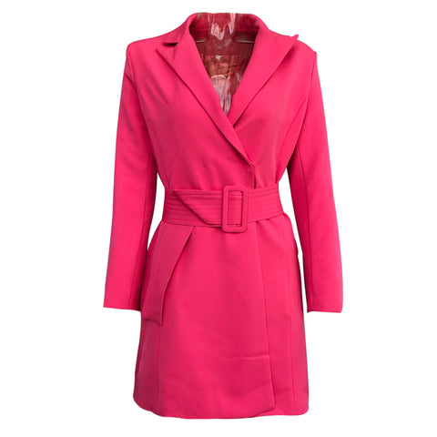 Summer Pink Blazer Dress