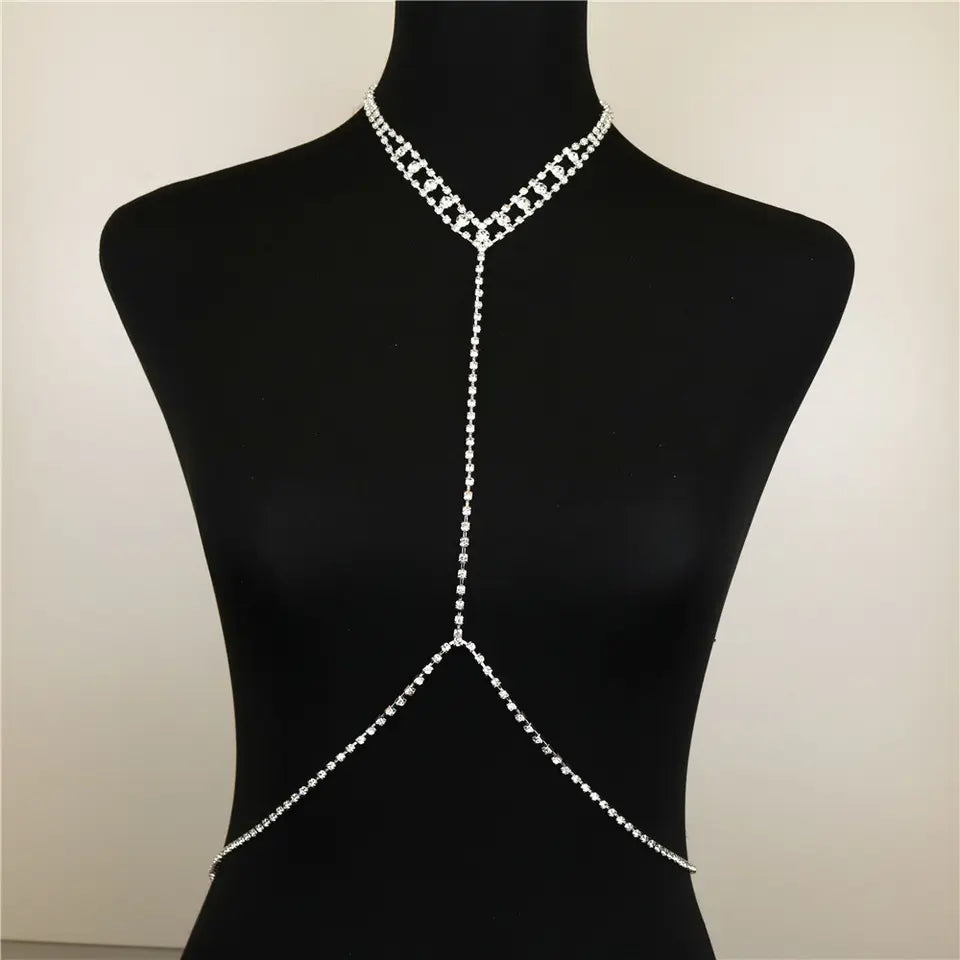 Bling Mesh Choker & Bodychain
