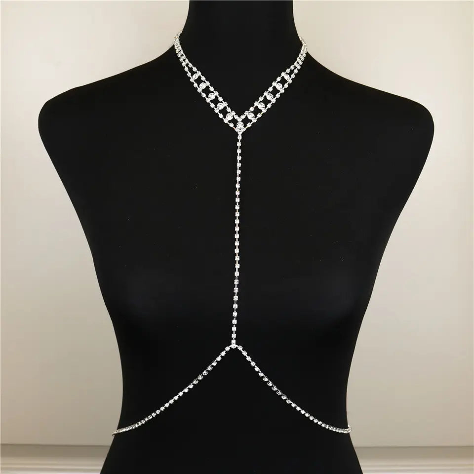 Bling Mesh Choker & Bodychain