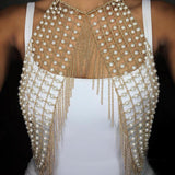 Pearl Mesh Cape
