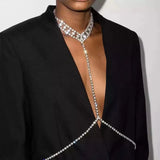 Bling Mesh Choker & Bodychain
