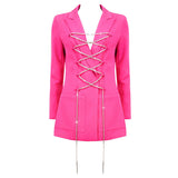 Diamond Sling Blazer Dress