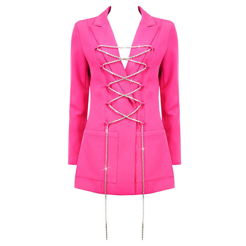 Diamond Sling Blazer Dress