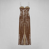 Chocolate Dreams Sequin Dress
