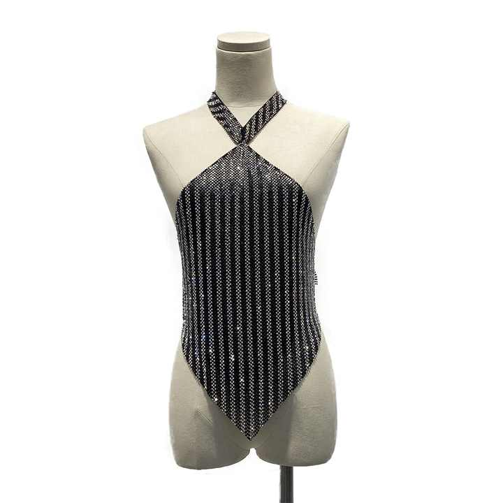Bling & Shimmer Diamond Top