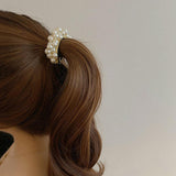Pearl Crab Hairpin