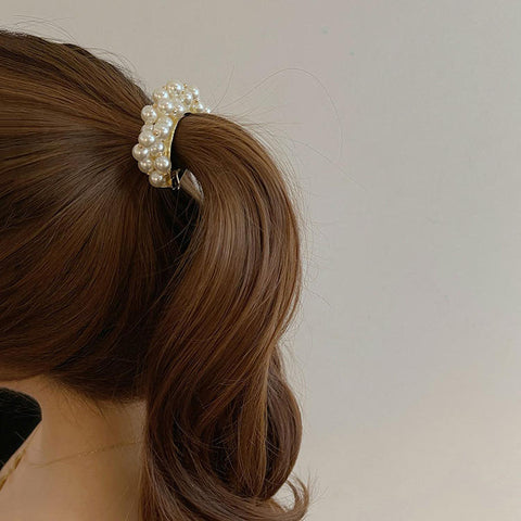 Pearl Crab Hairpin