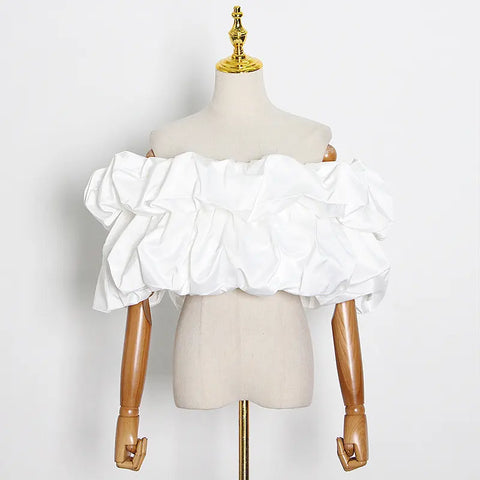 Ruffle Crop Top