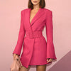 Summer Pink Blazer Dress