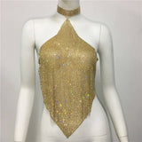 Halter Diamond Top