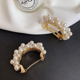 Pearl Crab Hairpin