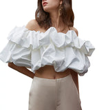 Ruffle Crop Top