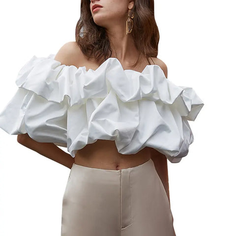 Ruffle Crop Top