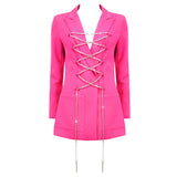 Diamond Sling Blazer Dress
