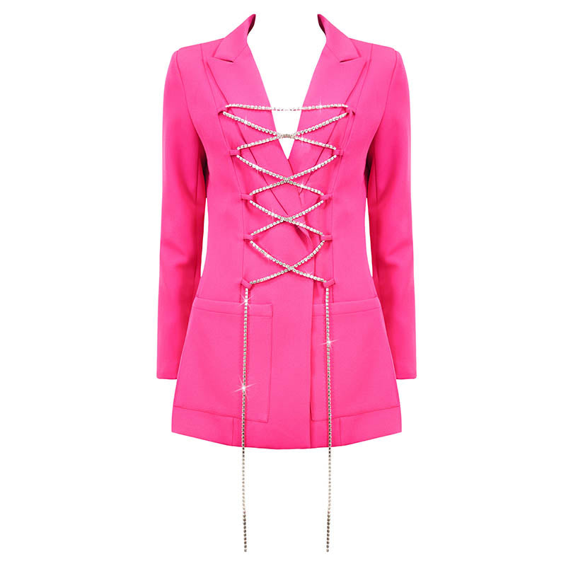 Diamond Sling Blazer Dress