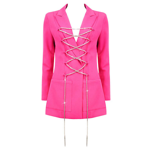 Diamond Sling Blazer Dress