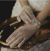 Pearl Mesh Gloves