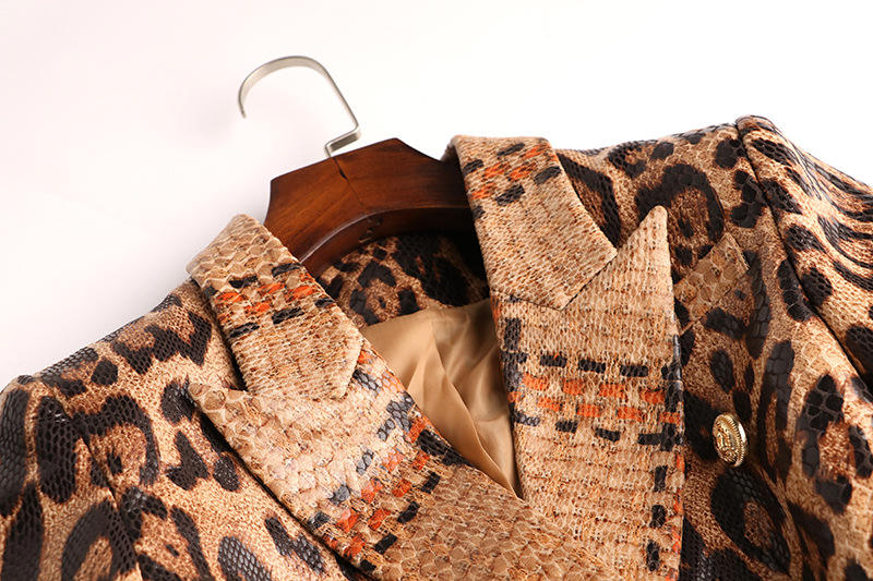 Leopard Blazer