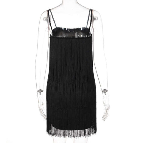 Black Tassels Mini