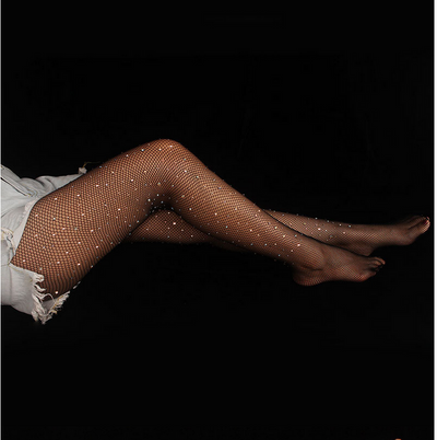 Crystal Rhinestone Stockings Pantyhose